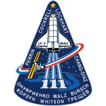 STS 111 Patch
